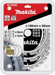 Makita B-33906 Sgeblatt-Set 190 x 30
