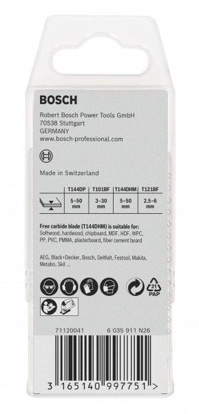 Bosch Stichsgebltter Set 14-tlg. Holz und Metal + 1x EXPERT