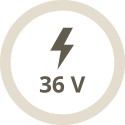 36 Volt Akkuspannung
