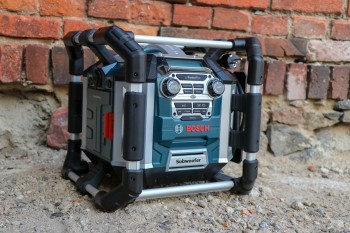 Bosch Baustellenradio auf Baustelle