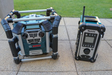 Bosch Radio im Vergleich zum Makita Radio