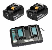 Makita 199482-2 Power Source-Kit 18V 5Ah 2x BL1850B + DC18RD