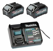 Makita Power Source-Kit XGT 40V 2x 4Ah Akku + Ladegerät