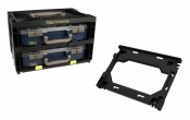 Raaco Set aus CarryMore 80x2 mit 2 CarryLite 80 4x8-9 + Adapterplatte fr CarryMore