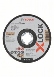 Bosch X-LOCK Trennscheibe Standard for Inox, WA 60 T BF, D 125mm