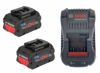 Bosch Starter-Set 2x ProCORE 18V 5,5Ah Akku + GAL1880CV