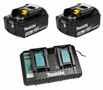 Makita Power Source-Kit 18V 3Ah 2x BL1830B + DC18RD