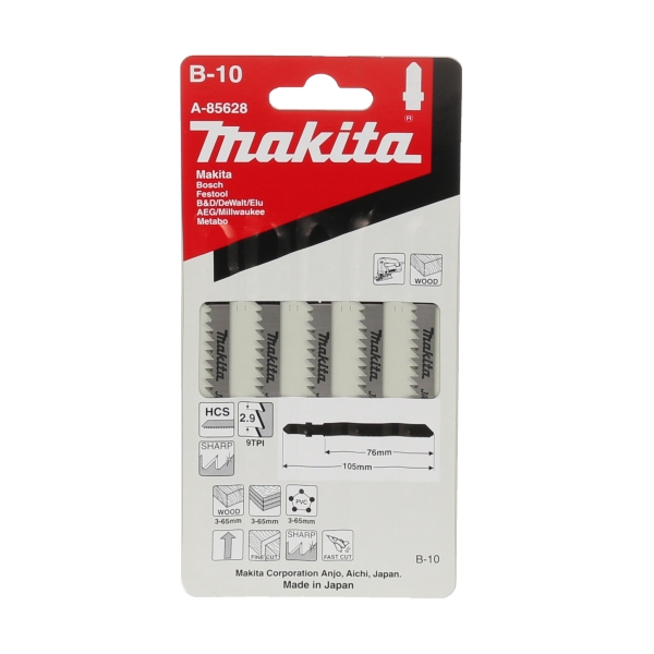 Makita A-85628 Stichsgeblatt B-10 (5 Stck)