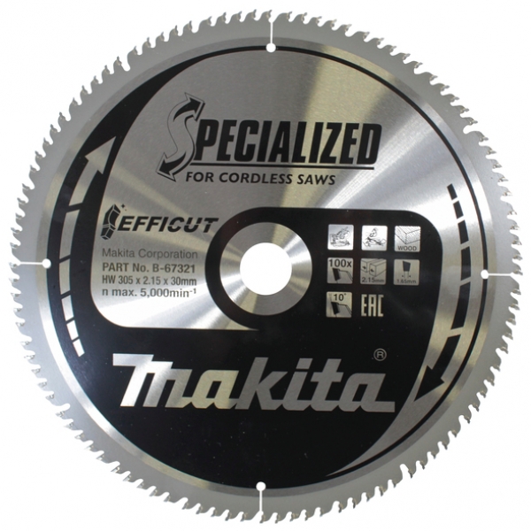 Makita B-67321 Specialized Sgeblatt 305x30x100Z