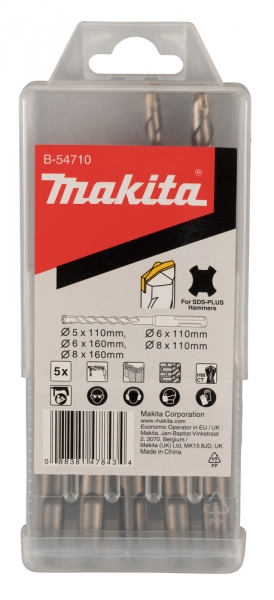 Makita B-54710 HM Bohrer-Set 5-tlg. SDS-plus