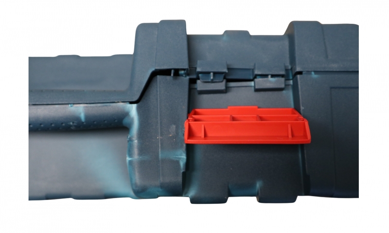 Bosch GSA 18V-32 Professional im Koffer mit Verpackungsschaden am Koffer