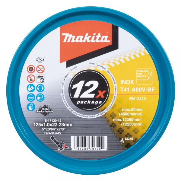 Makita E-17120-12 Trennscheiben INOX