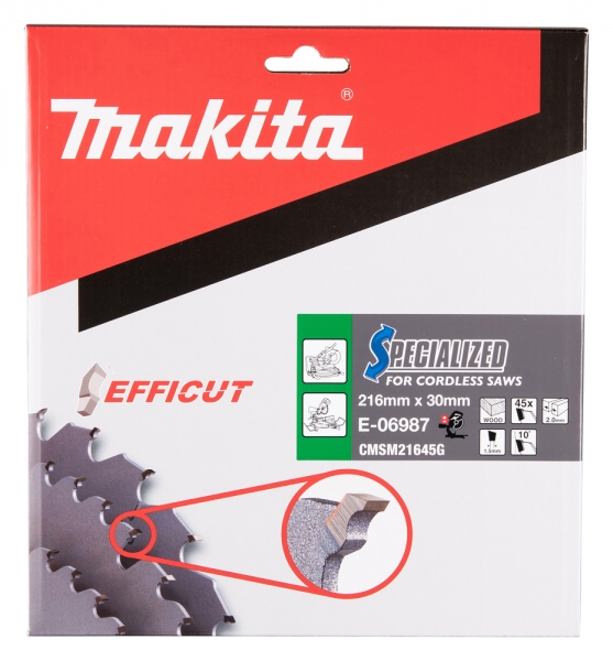Makita E-06987 Specialized Sgeblatt 216x30x45Z