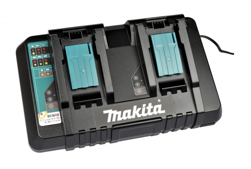 Makita DUX60Z 2x18V mit Kettensgenvorsatz EY403MP + 2x 5Ah Akku
